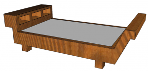 Fu Factory-Drakar bed-3d model